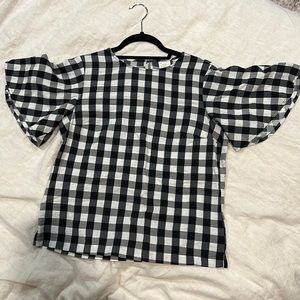 Plaid top